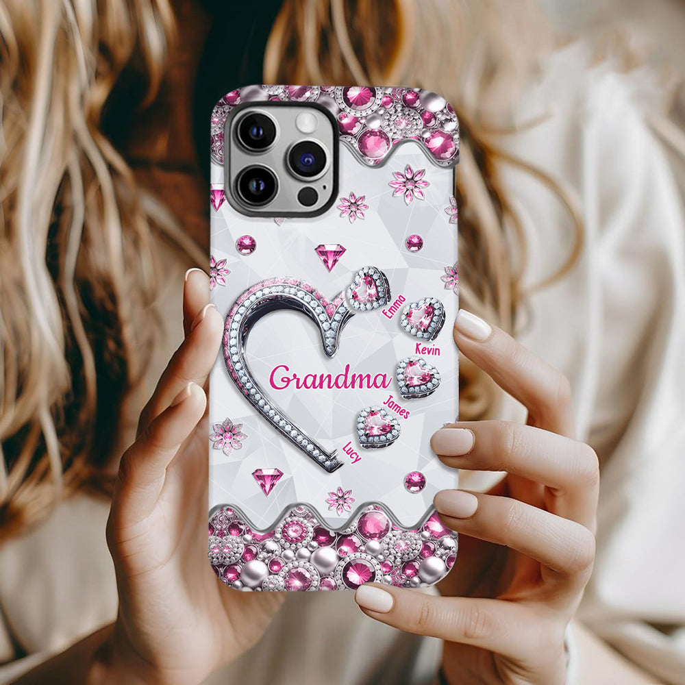 Cadeau pour grand-mère, maman… - Coque de téléphone personnalisée avec impression intégrale « Grand-mère »