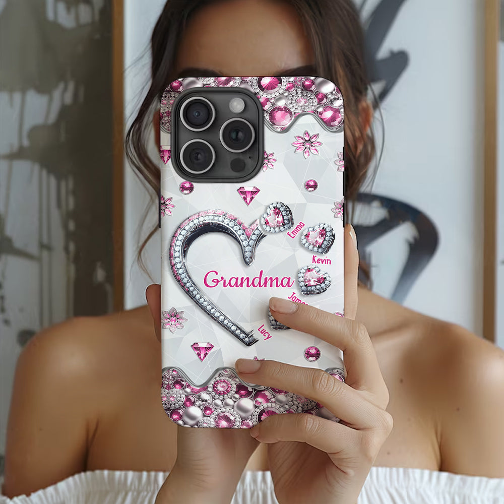 Cadeau pour grand-mère, maman… - Coque de téléphone personnalisée avec impression intégrale « Grand-mère »