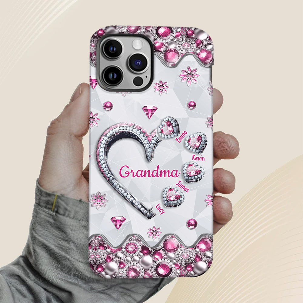 Cadeau pour grand-mère, maman… - Coque de téléphone personnalisée avec impression intégrale « Grand-mère »