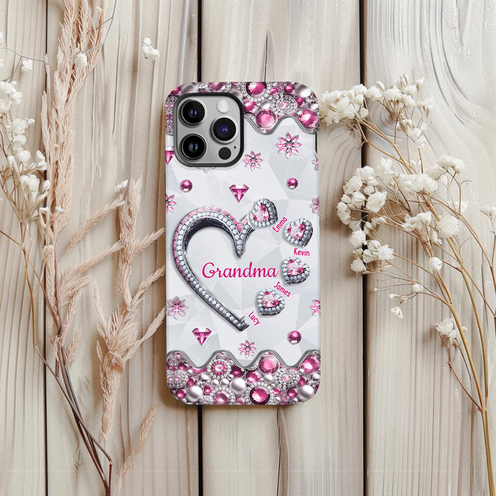 Cadeau pour grand-mère, maman… - Coque de téléphone personnalisée avec impression intégrale « Grand-mère »