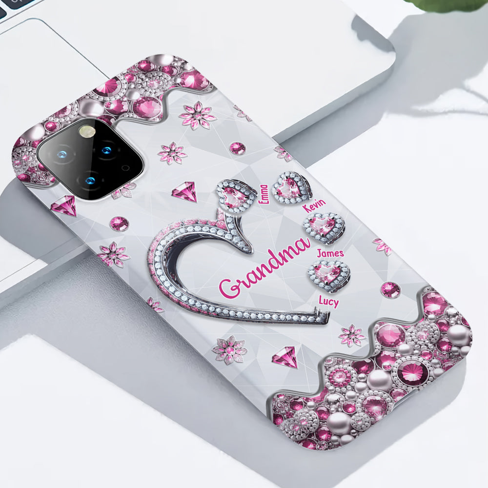 Cadeau pour grand-mère, maman… - Coque de téléphone personnalisée avec impression intégrale « Grand-mère »
