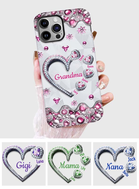 Cadeau pour grand-mère, maman… - Coque de téléphone personnalisée avec impression intégrale « Grand-mère »