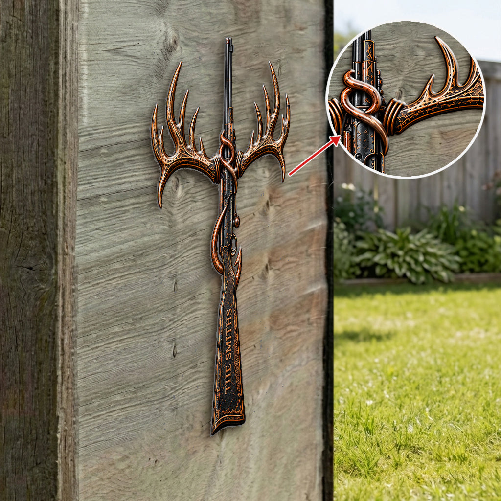 God Made A Hunter - Personalized Hunting 3D Printed Cut Metal Sign