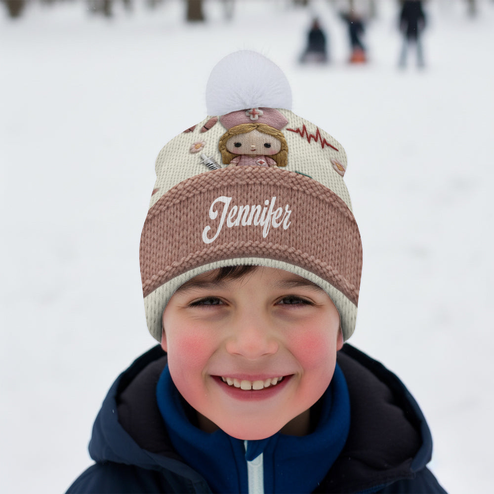 Bonnet médical mignon et personnalisé pour infirmière