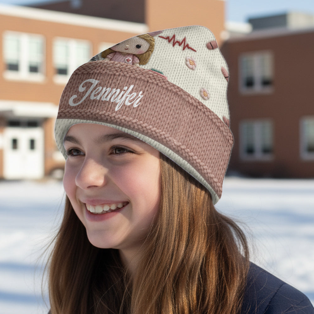 Bonnet médical mignon et personnalisé pour infirmière
