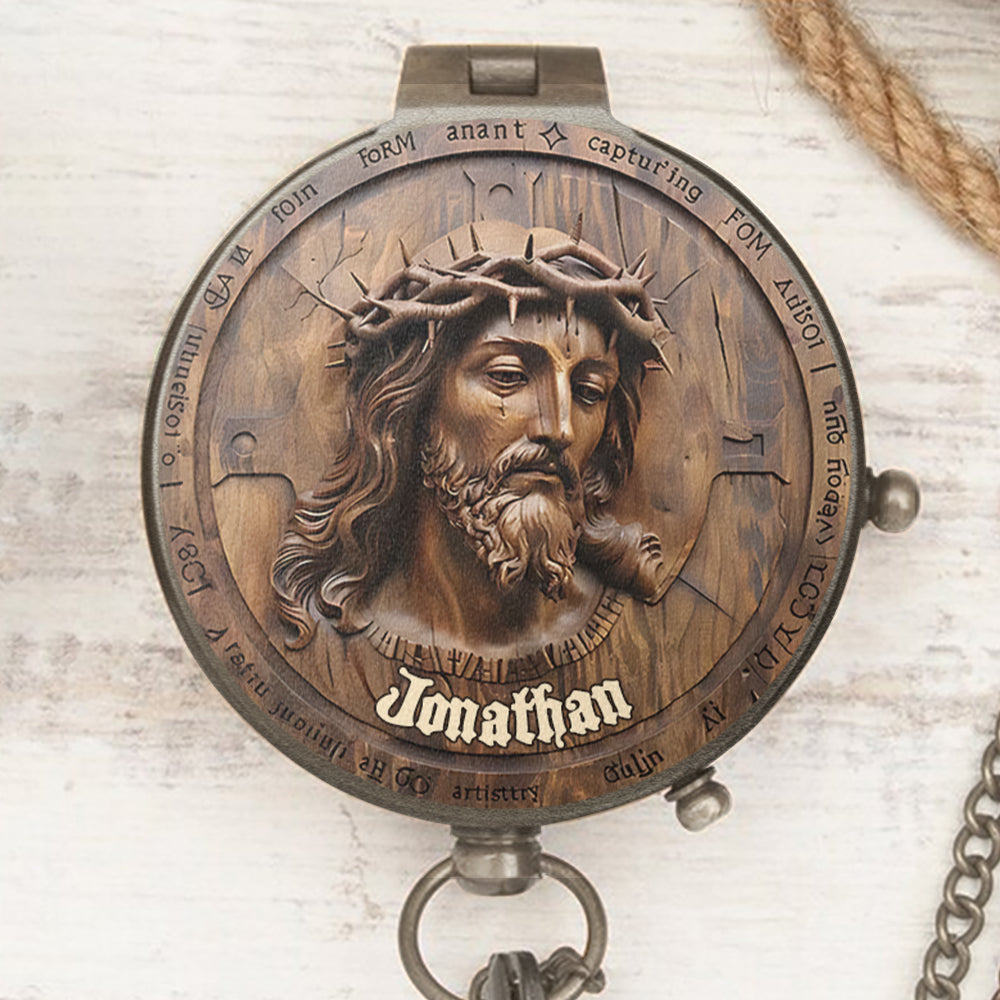 Votre Dieu est avec vous où que vous alliez - Boussole chrétienne personnalisée