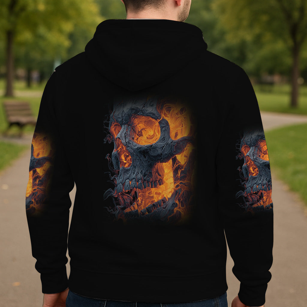 T-shirt personnalisé avec squelette lumineux et crâne intégral