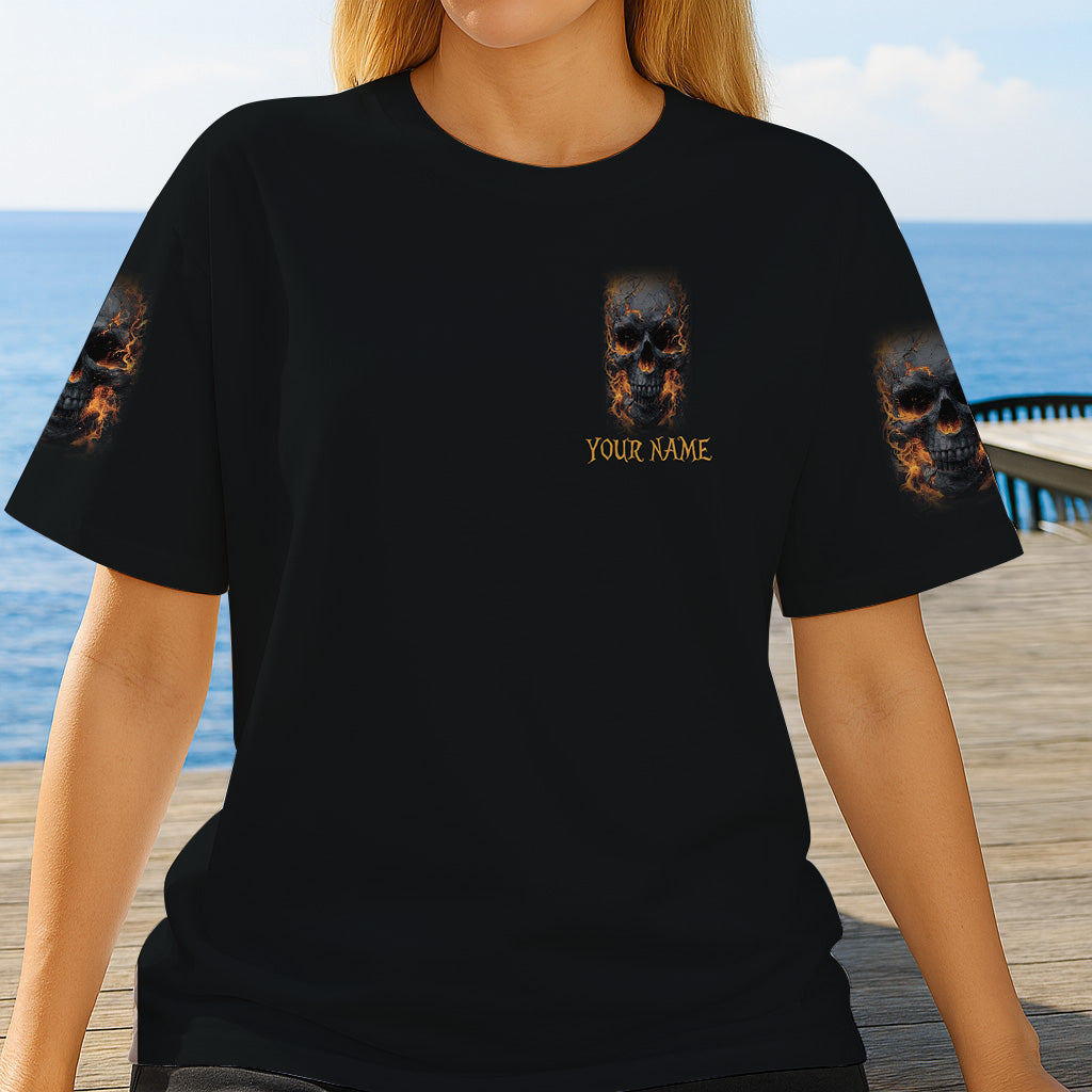 Glowing Skeleton - Personalized Skull All Over Shirt