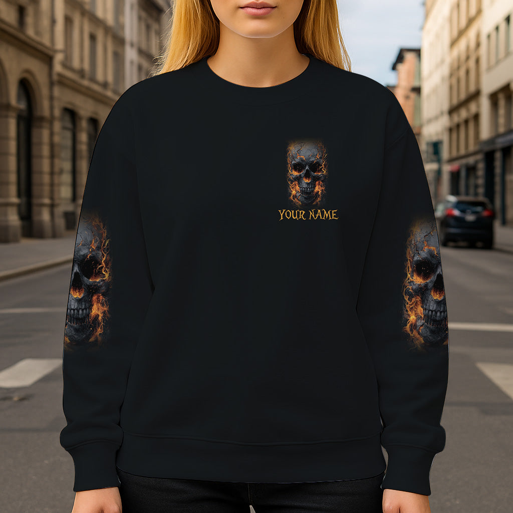 Glowing Skeleton - Personalized Skull All Over Shirt