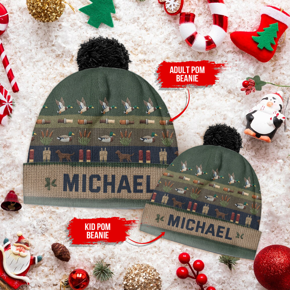 Saison de la chasse au canard - Bonnet de chasse personnalisé