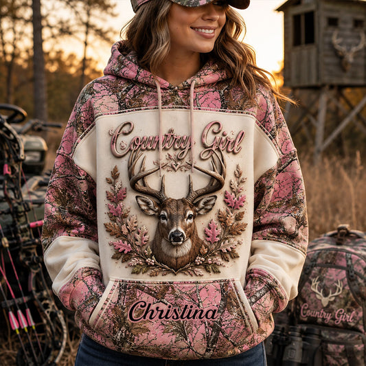 Fille de la campagne - Chemise de chasse personnalisée