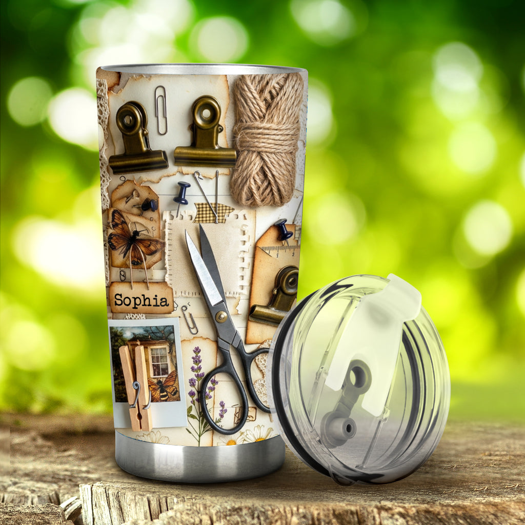 Love Scrapbooking - Personalized Scrapbooking Tumbler