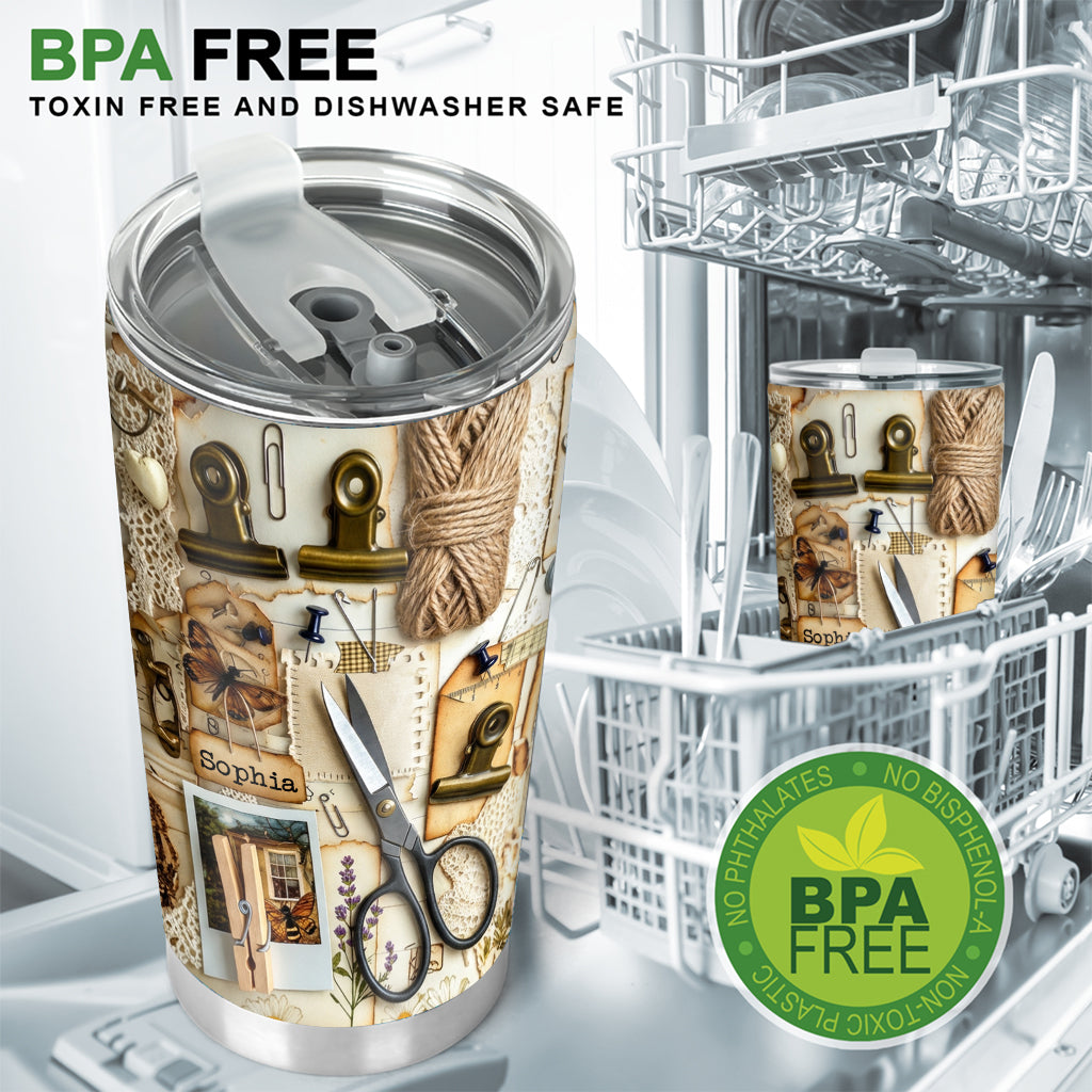 Love Scrapbooking - Personalized Scrapbooking Tumbler