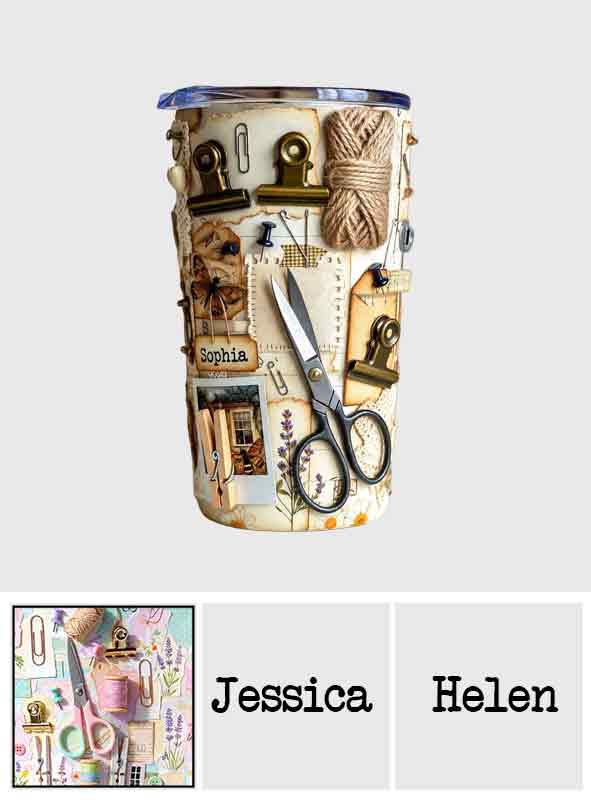 Love Scrapbooking - Personalized Scrapbooking Tumbler