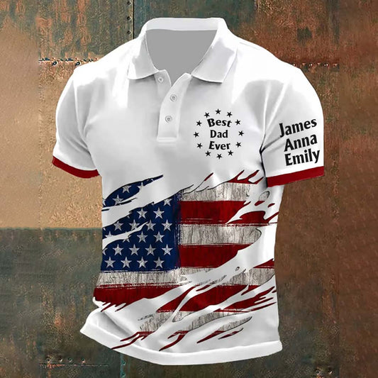 Papa est toujours génial - Polo personnalisé pour papa