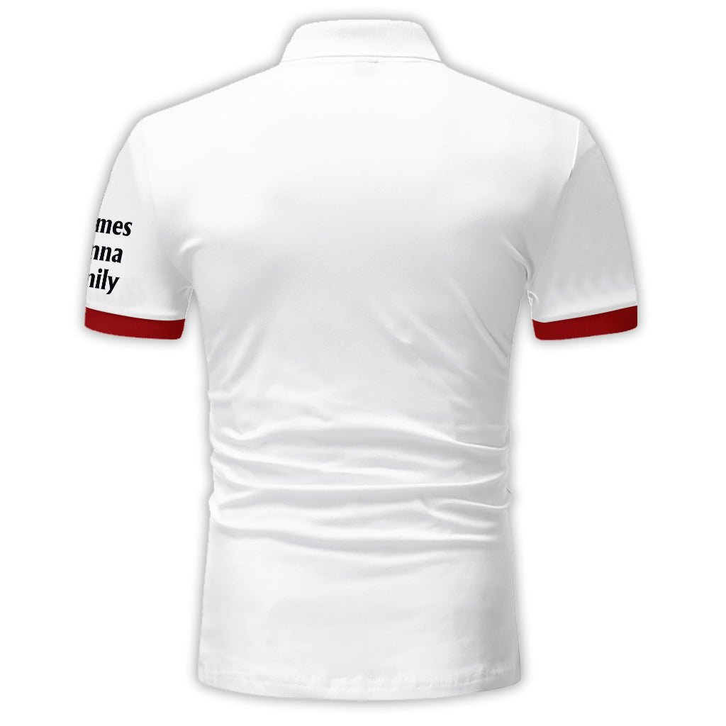 Dad Is Great Always - Personalized Father Polo Shirt