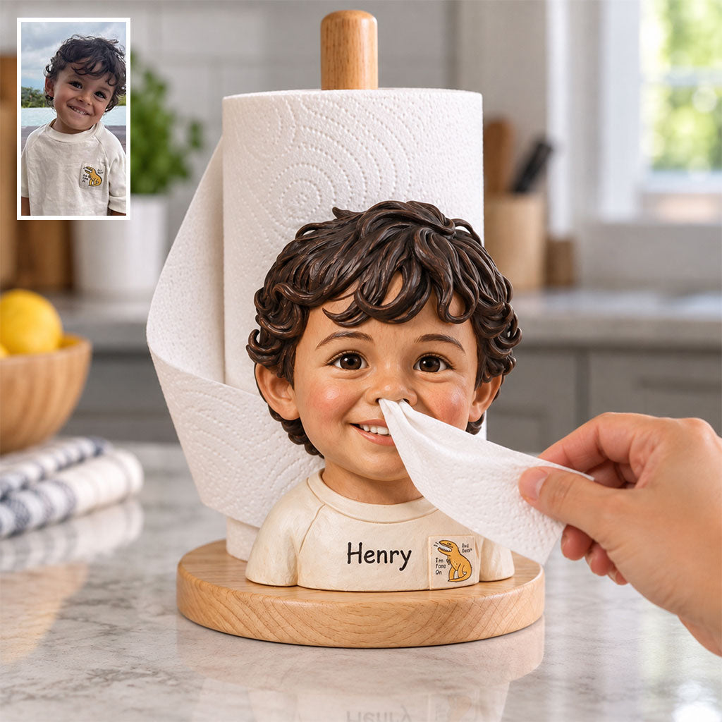 Achoo! - Personalized Kid Paper Towel Stand
