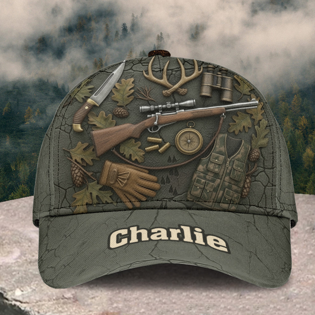 Passionné de chasse - Casquette de chasse classique personnalisée