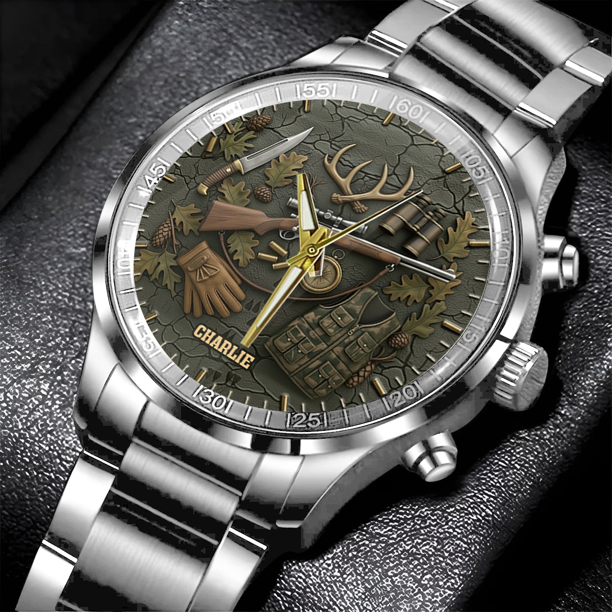 Montre de chasse personnalisée « Love Hunting »