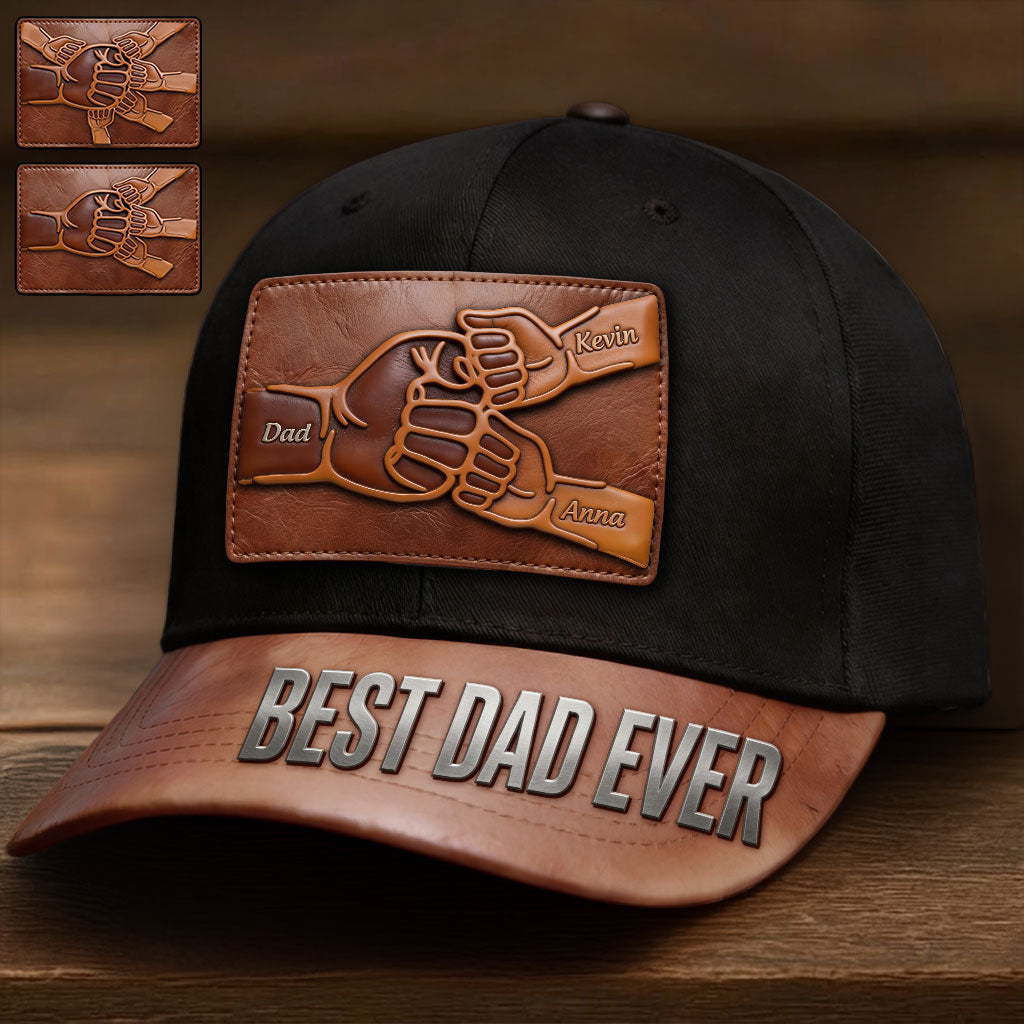 Meilleur papa du monde - Casquette classique personnalisée pour papa