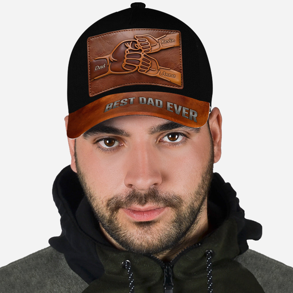 Meilleur papa du monde - Casquette classique personnalisée pour papa