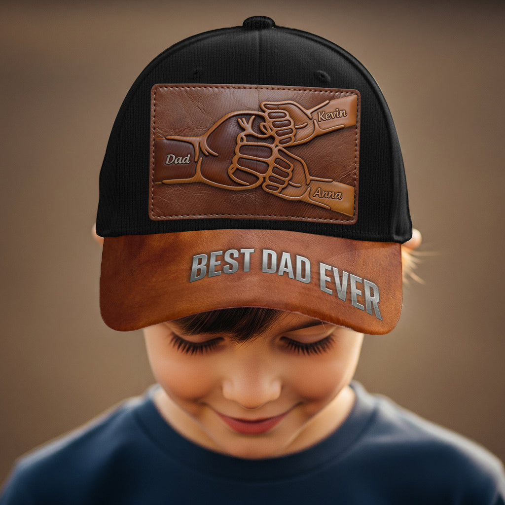 Meilleur papa du monde - Casquette classique personnalisée pour papa