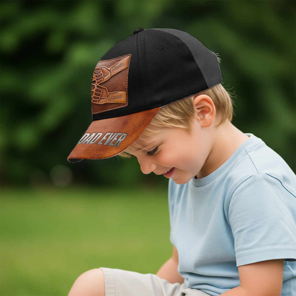 Meilleur papa du monde - Casquette classique personnalisée pour papa