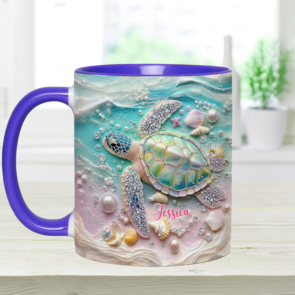 Love Turtles - Personalized Turtle Accent Mug