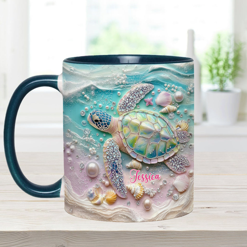 Love Turtles - Personalized Turtle Accent Mug