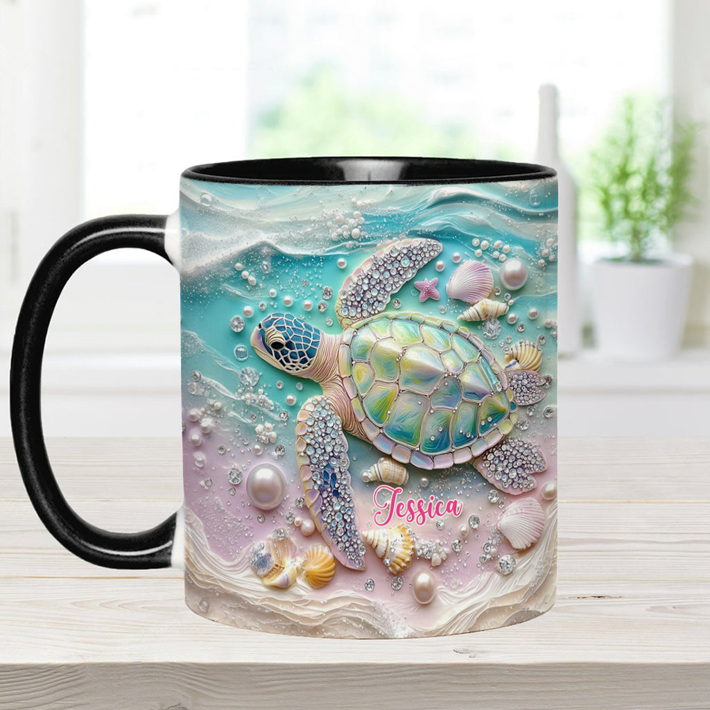 Love Turtles - Personalized Turtle Accent Mug