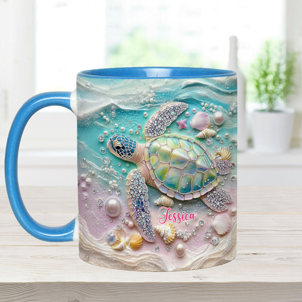 Love Turtles - Personalized Turtle Accent Mug