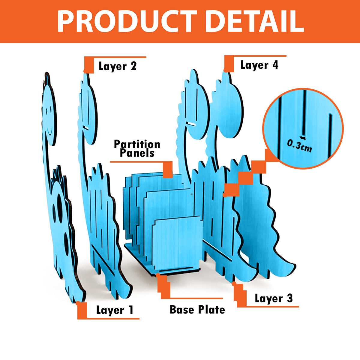 Porte-stylo en bois personnalisé en forme de grenouille mignonne