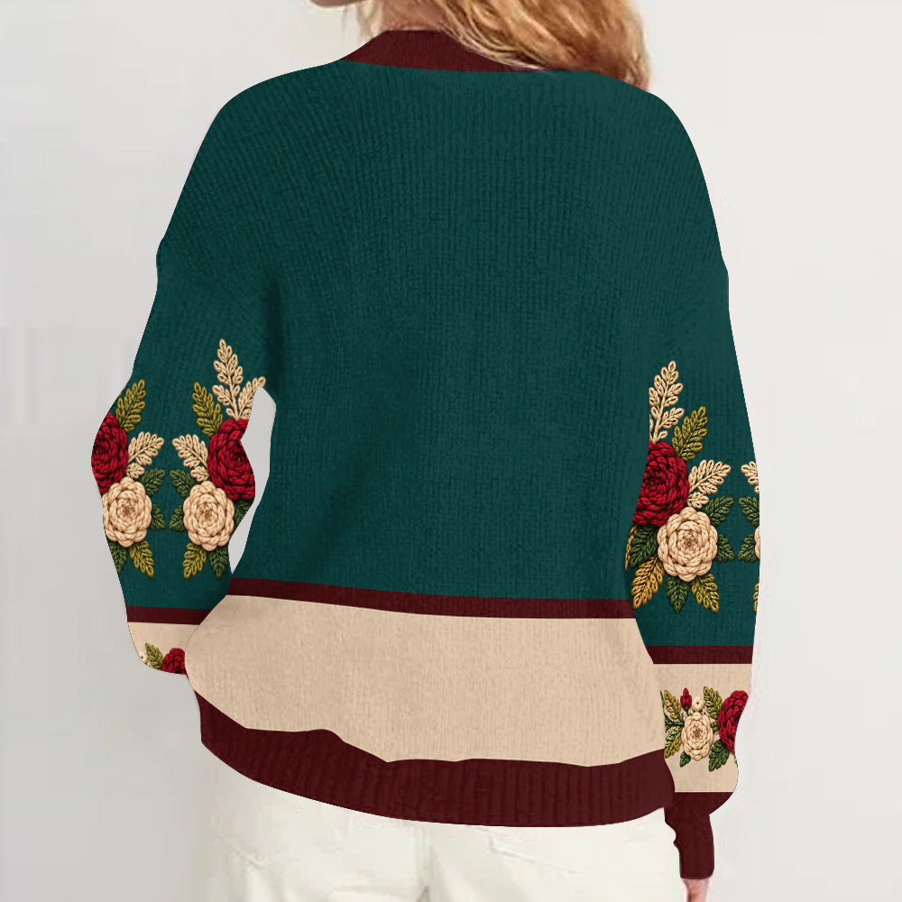 Blessed Mother - Personalized Christian Cardigan Sweater