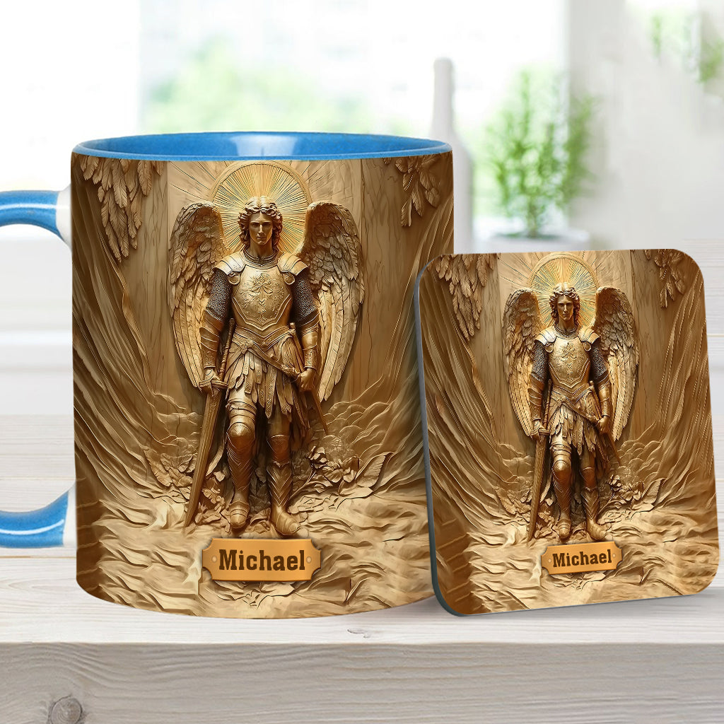 Archangel Michael - Personalized Christian Accent Mug