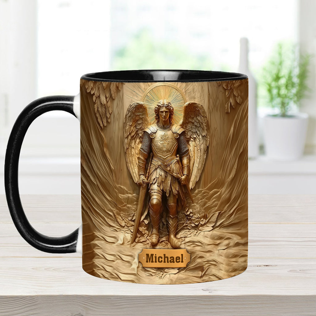 Archangel Michael - Personalized Christian Accent Mug