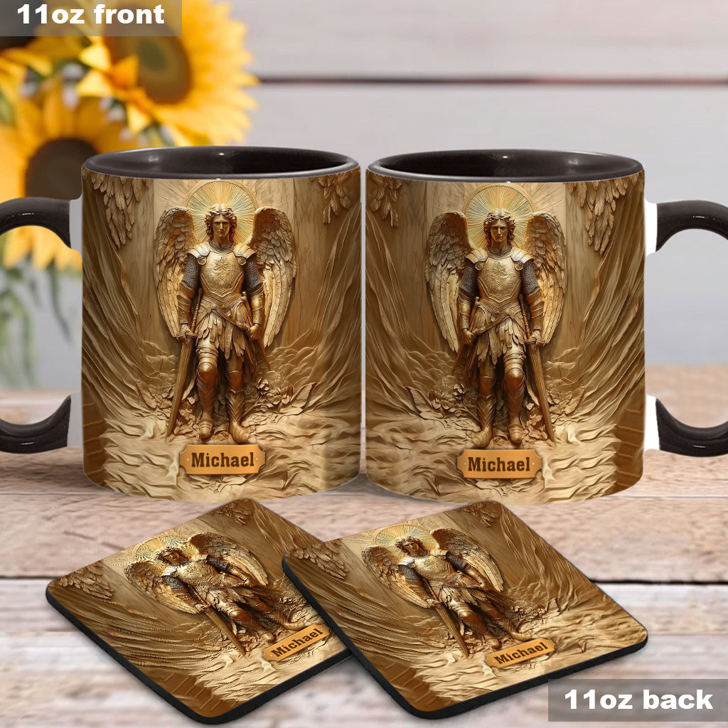 Archangel Michael - Personalized Christian Accent Mug