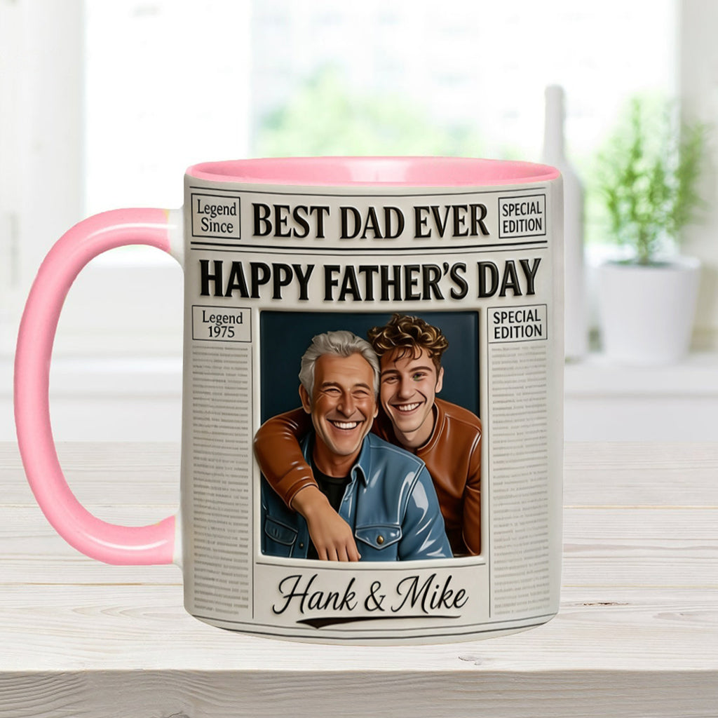 Les Nouvelles Tasses - Tasse Personnalisée pour Papa avec Boîte Cadeau