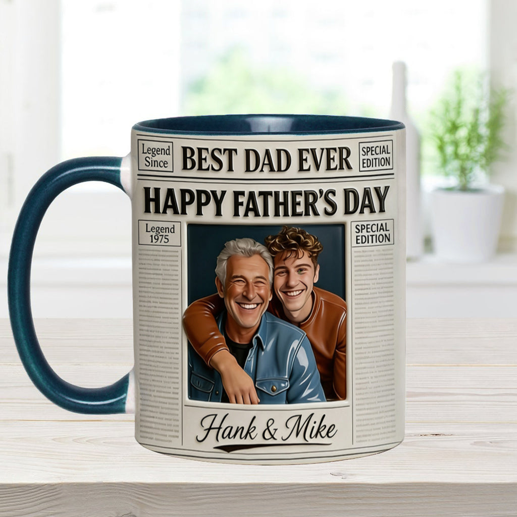 Les Nouvelles Tasses - Tasse Personnalisée pour Papa avec Boîte Cadeau