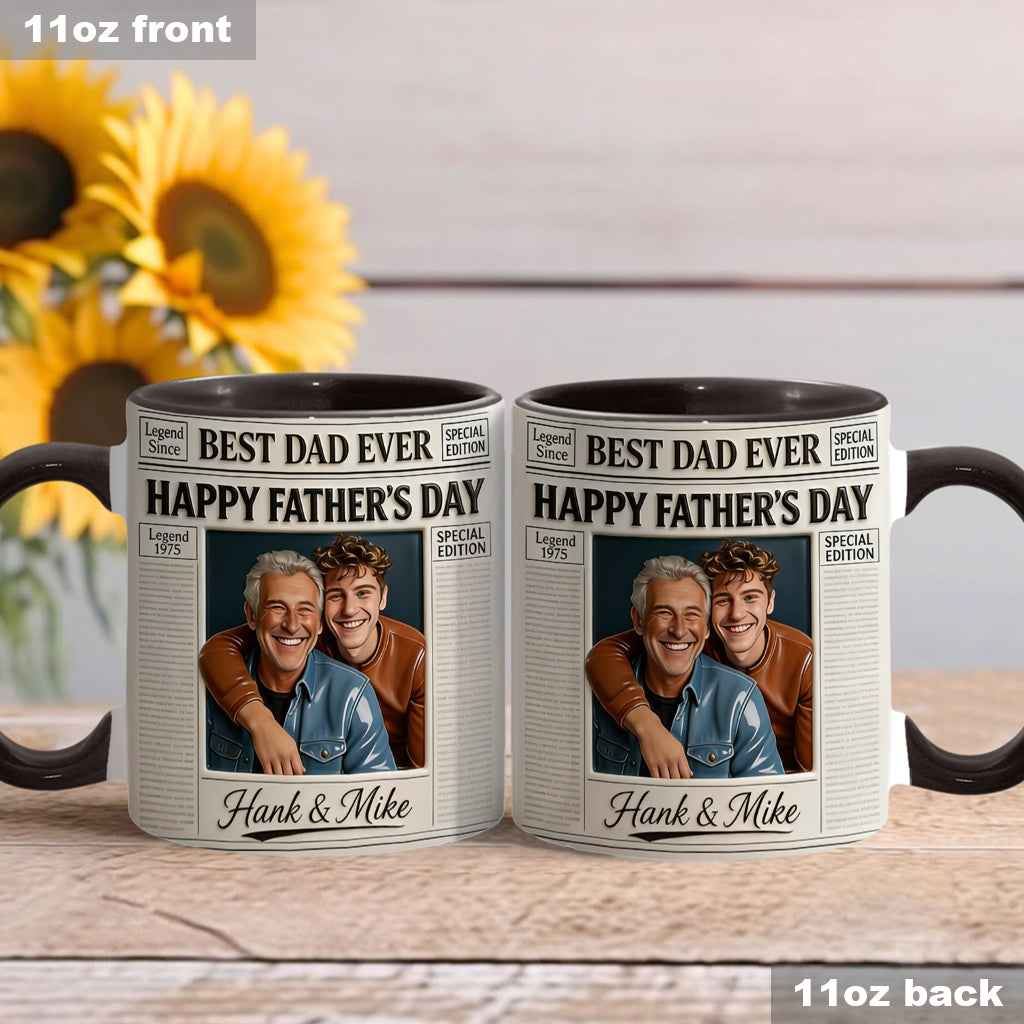Les Nouvelles Tasses - Tasse Personnalisée pour Papa avec Boîte Cadeau