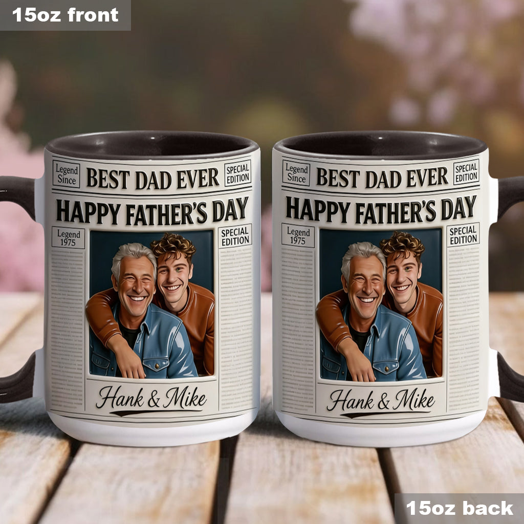 Les Nouvelles Tasses - Tasse Personnalisée pour Papa avec Boîte Cadeau