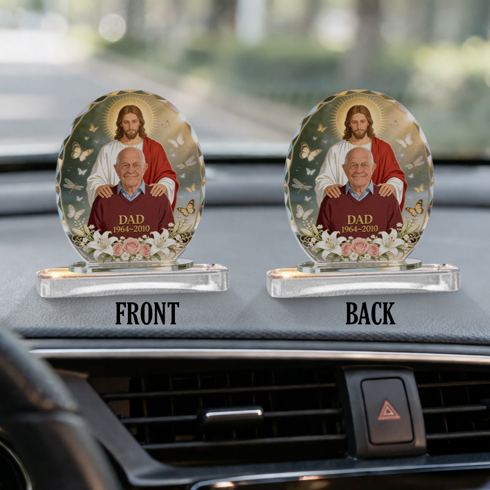 Memorial Gift - Personalized Memorial Car Dashboard Plaque