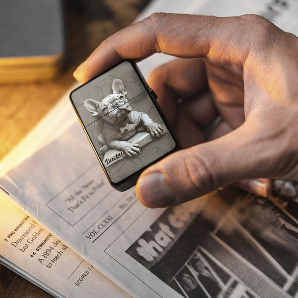 Briquet personnalisé Bouledogue français
