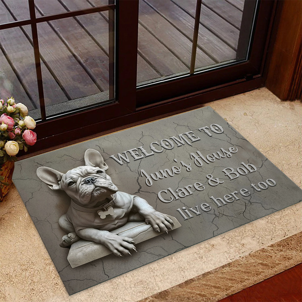 Bouledogue français - Paillasson personnalisé Bouledogue français