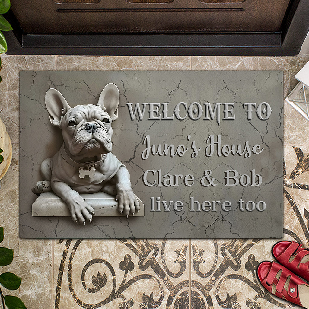 Bouledogue français - Paillasson personnalisé Bouledogue français