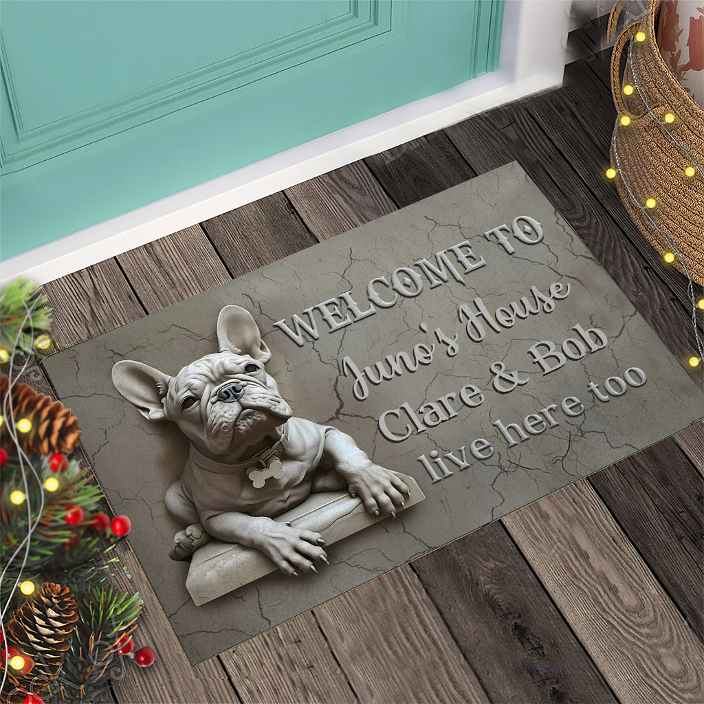 Bouledogue français - Paillasson personnalisé Bouledogue français