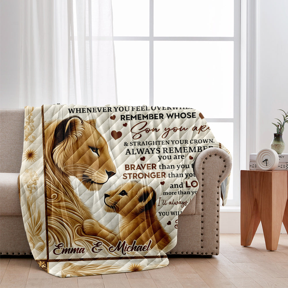 À mon fils - Couverture personnalisée pour maman