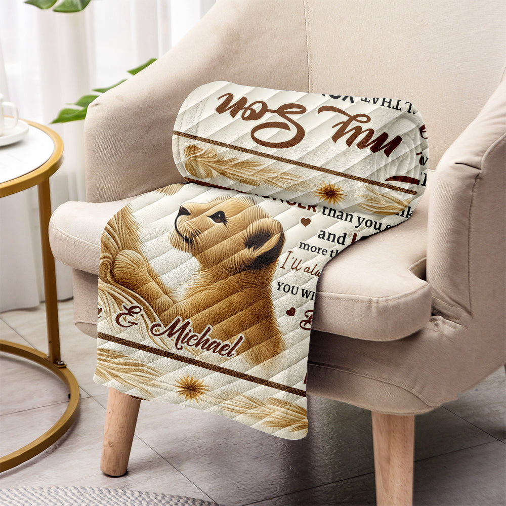 À mon fils - Couverture personnalisée pour maman