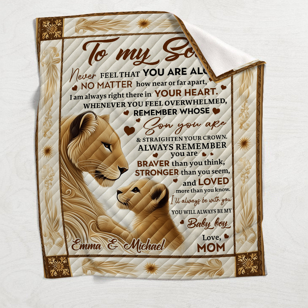 À mon fils - Couverture personnalisée pour maman