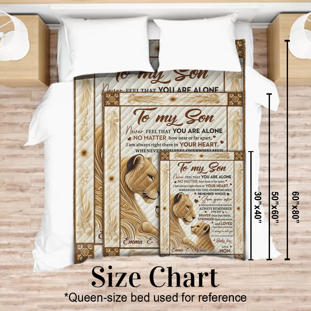 À mon fils - Couverture personnalisée pour maman