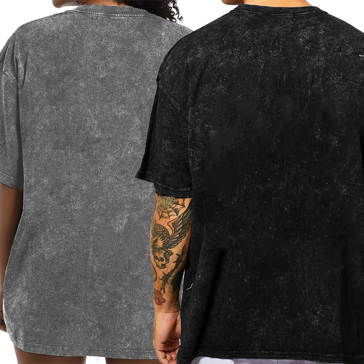 Premier papa, maintenant grand-père - T-shirt à laver personnalisé avec empreintes de mains de grand-père